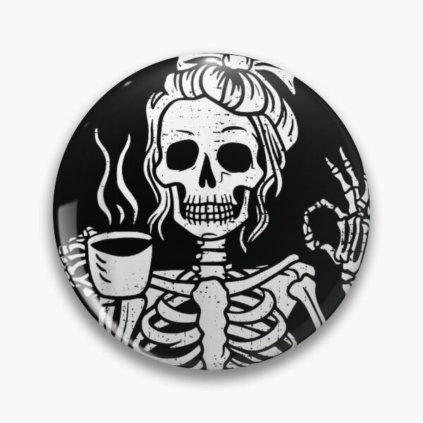 Item preview, Coffee Skeleton designed and sold by goombi-creative.
