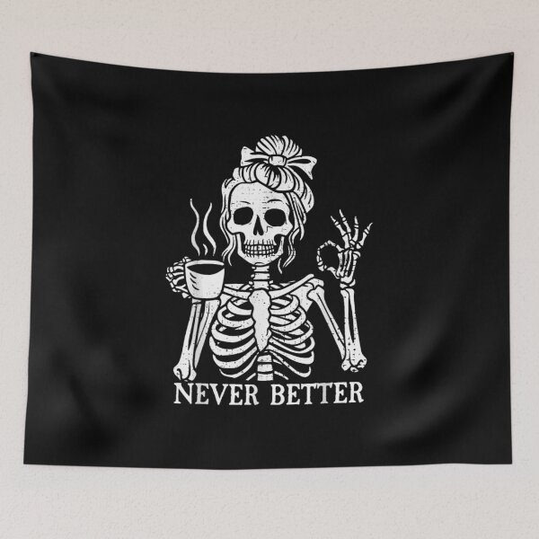 Item preview, Coffee Skeleton designed and sold by goombi-creative.