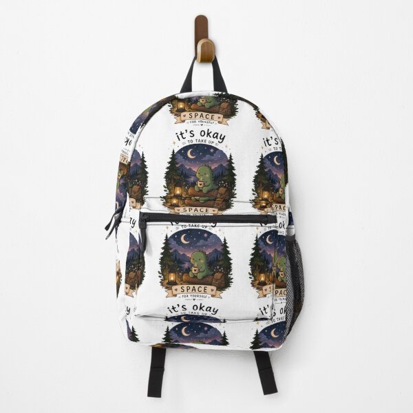 Item preview, It's Okay to Take Up Space Cute Dinosaur | Cozy Camping Night Nature Aesthetic designed and sold by 1234saad.