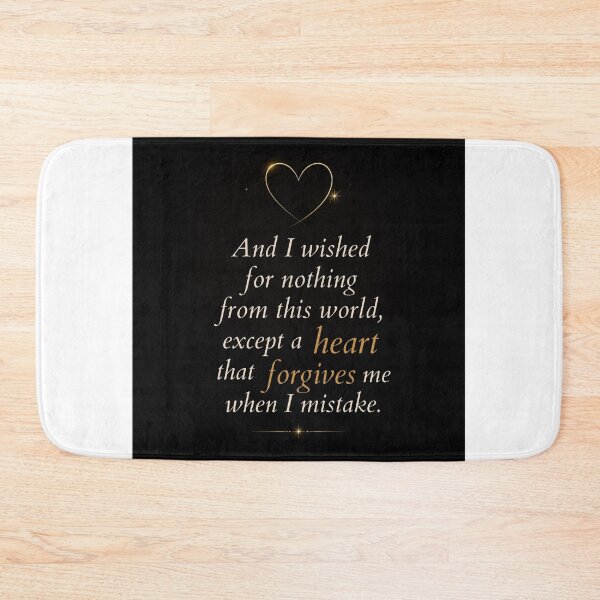 Item preview, The Forgiving Heart Arabic Poetry Aesthetic Typography designed and sold by SakinahArt.