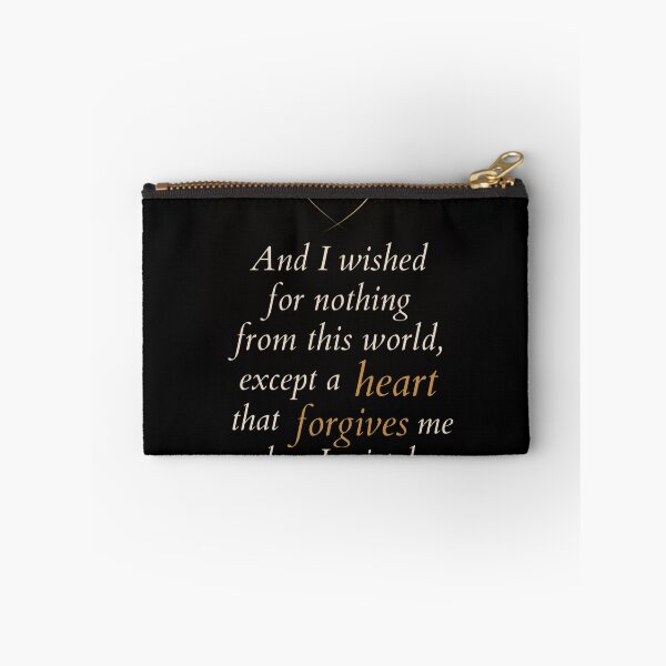 Item preview, The Forgiving Heart Arabic Poetry Aesthetic Typography designed and sold by SakinahArt.