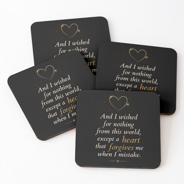 Item preview, The Forgiving Heart Arabic Poetry Aesthetic Typography designed and sold by SakinahArt.