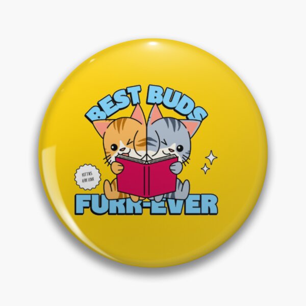 Item preview, Best Buds Furr-ever - Cute Cats Reading Book Pun designed and sold by GenZFashion000.