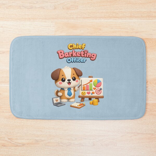 Item preview, Chief Barketing (Marketing) Officer Cute Dog | Kawaii 3D Puppy Business Cartoon designed and sold by Moons Studio.