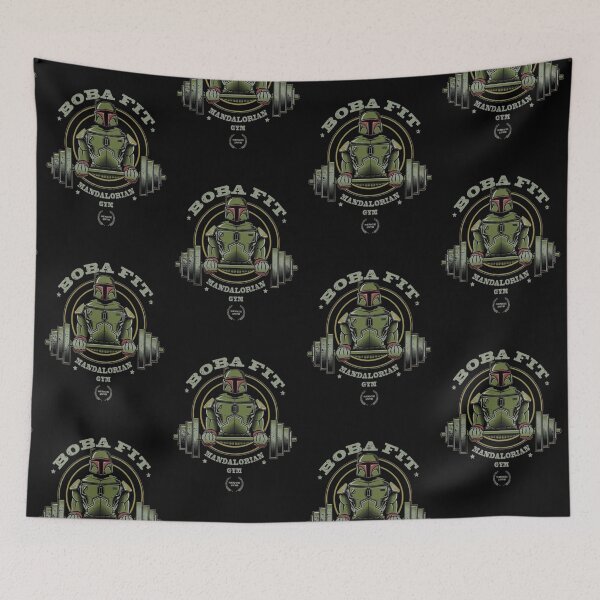Item preview, Boba Fit Mandalorian Gym Sci-Fi Fitness Mashup designed and sold by Trezcharacts.