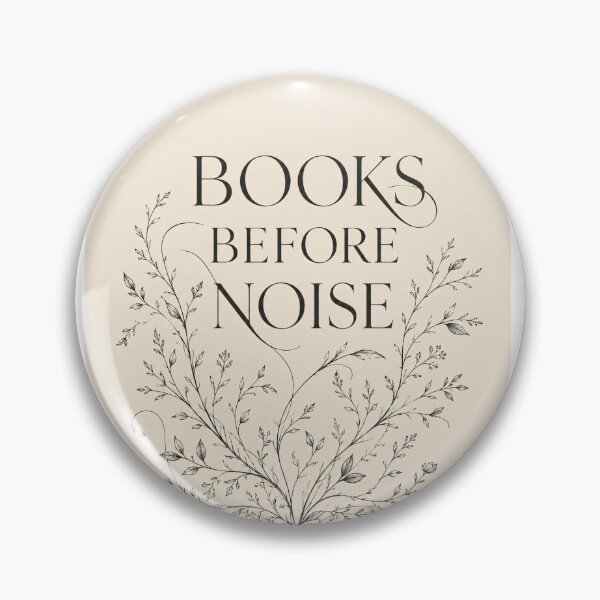 Item preview, Books Before Noise Literary Quote Print designed and sold by SoftSpaceDesign.