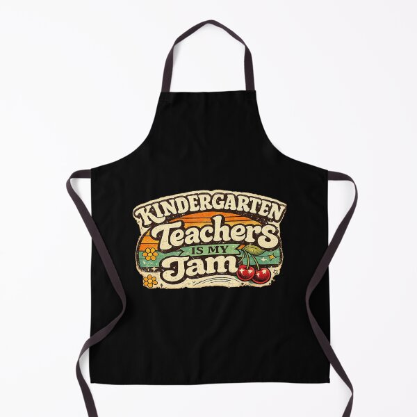 Item preview, Retro Kindergarten Teachers Is My Jam Groovy Vintage Teacher Sticker designed and sold by FestivityFinds.