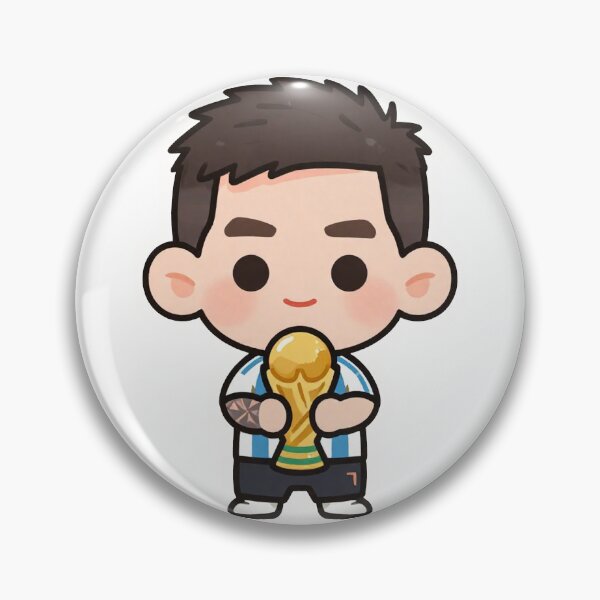 Item preview, LEO MESSI CHIBI STICKER designed and sold by Farinsta.
