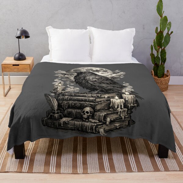 Item preview, Gothic Raven Moon Dark Academia Art designed and sold by Moons Studio.