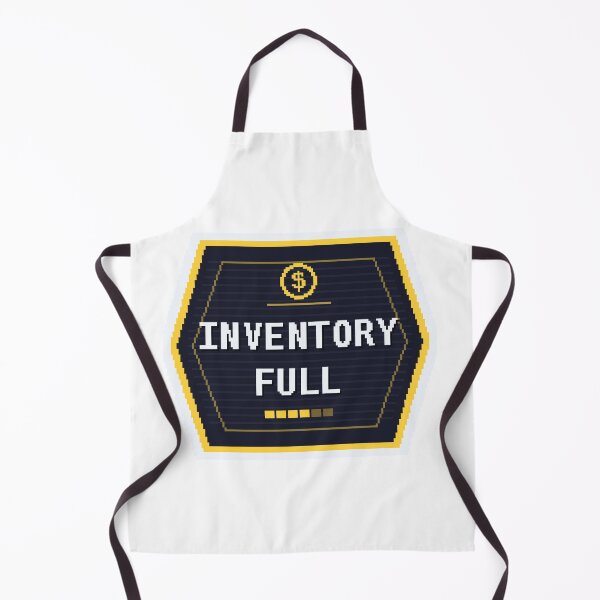 Item preview, Inventory Full — Funny RPG Gamer Sticker designed and sold by One More Run.