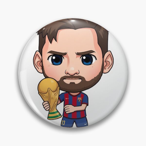 Artikelvorschau, Messi Chibi Sticker entworfen und verkauft von Farinsta.