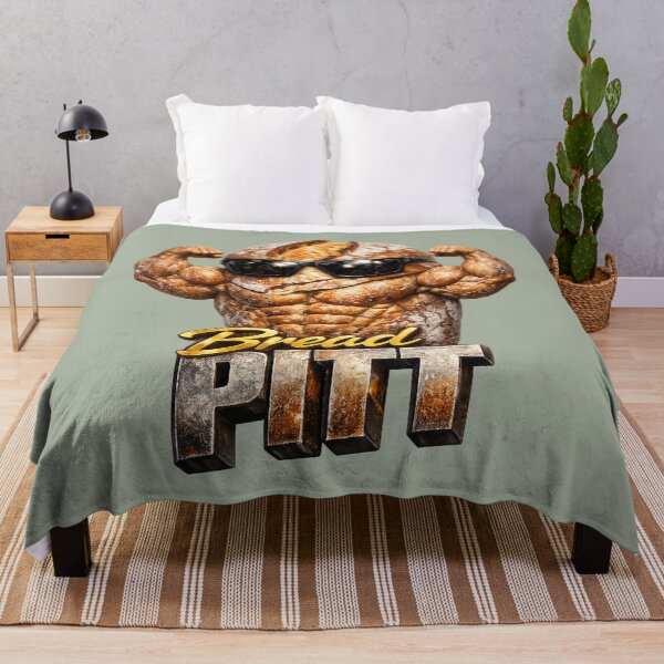 Item preview, Bread Pitt Funny Bread Pun | Funny Bakery meme illustration designed and sold by Moons Studio.