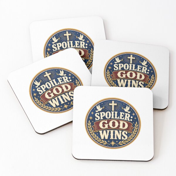 Item preview, Spoiler God Wins Sticker designed and sold by RedRubyBubble.