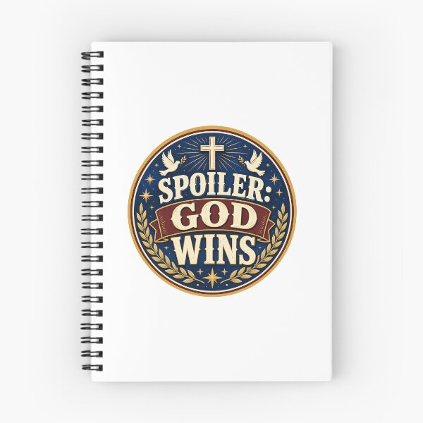 Item preview, Spoiler God Wins Sticker designed and sold by RedRubyBubble.