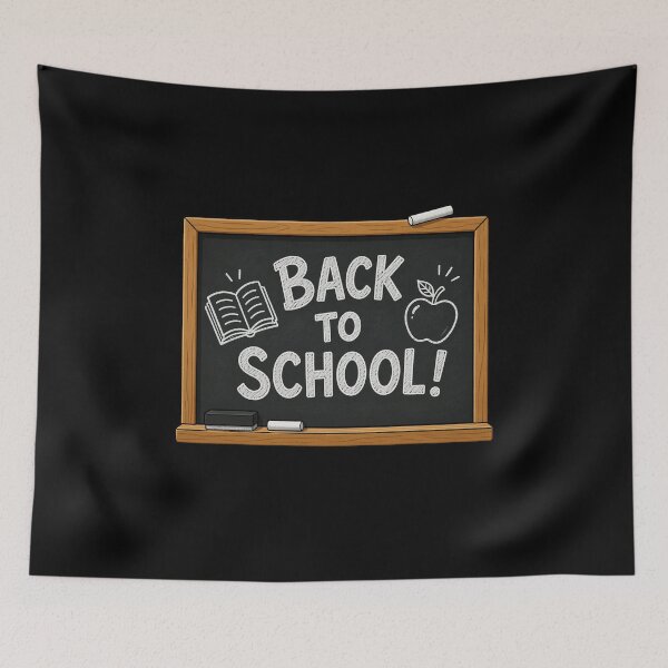 Item preview, Back To School Chalkboard Art Teacher Classroom Supply Sticker designed and sold by FestivityFinds.