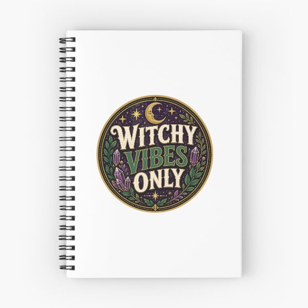 Item preview, Witchy Vibes Only Sticker designed and sold by RedRubyBubble.