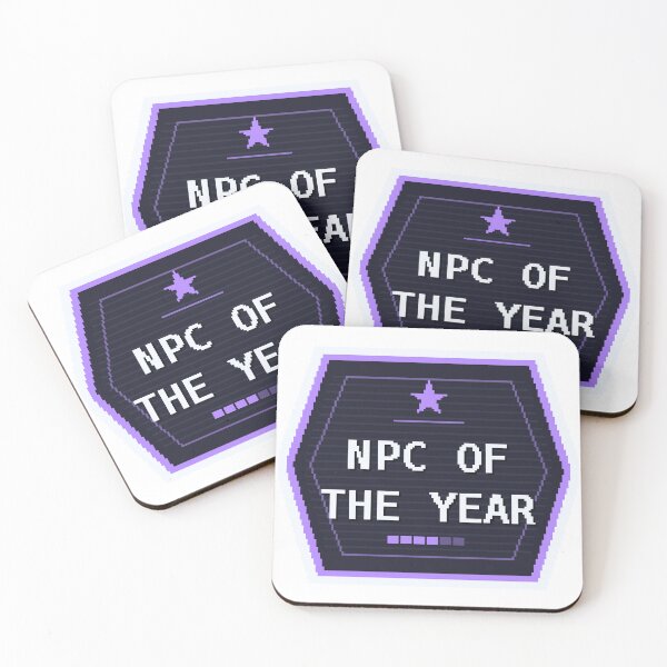Item preview, NPC of the Year — Funny Gamer Meme Sticker designed and sold by One More Run.
