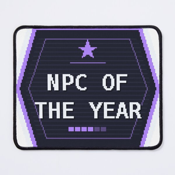 Item preview, NPC of the Year — Funny Gamer Meme Sticker designed and sold by One More Run.