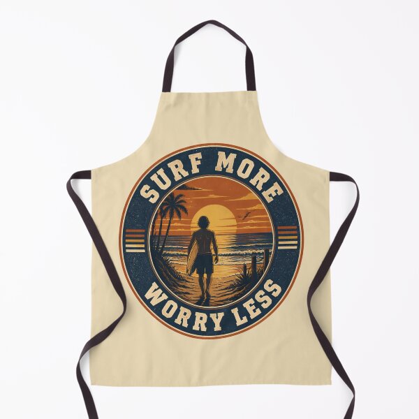 Item preview, Surf More Worry Less designed and sold by VINTAGE BY LAMBERTINY .