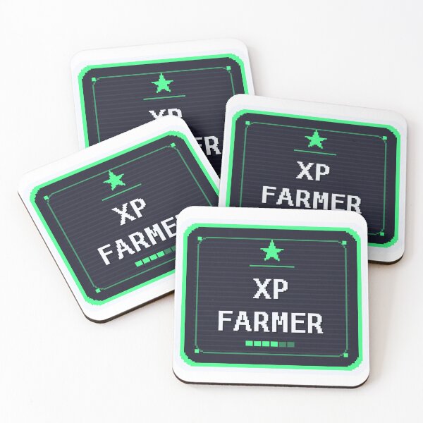 Item preview, XP Farmer — Funny RPG Grind Gamer Sticker designed and sold by One More Run.