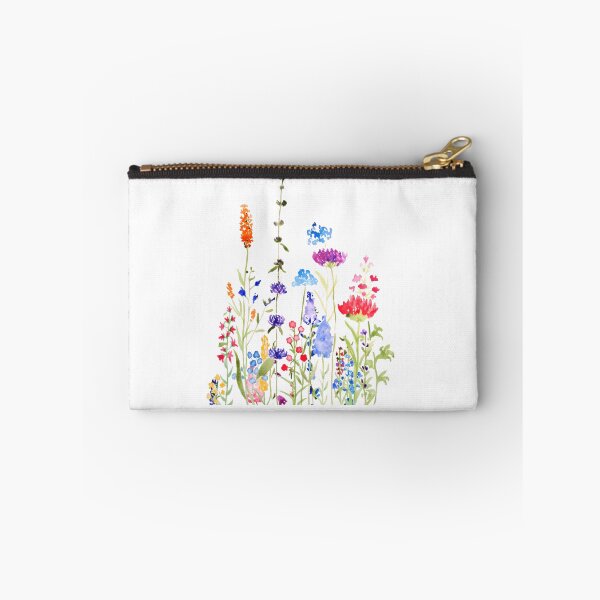 Item preview, Hand Painted Colorful Wild Flowers Watercolor Painting designed and sold by PuniCodansu.