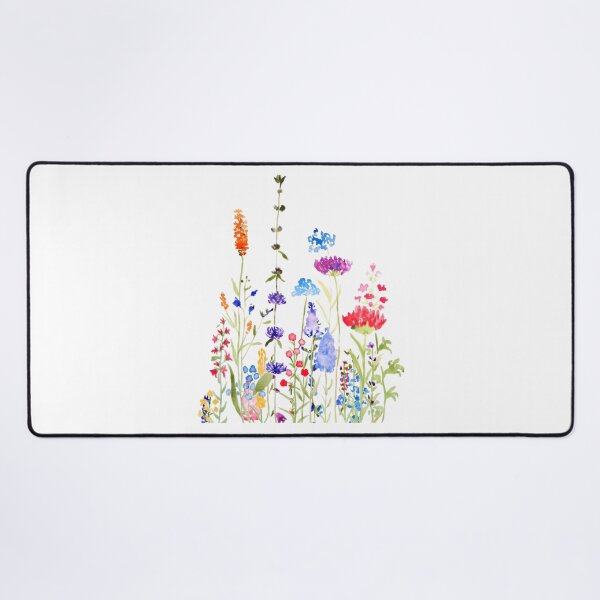 Item preview, Hand Painted Colorful Wild Flowers Watercolor Painting designed and sold by PuniCodansu.