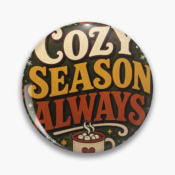 Item preview, Cozy Season Always Autumn Fall Vibes Sticker designed and sold by RedRubyBubble.