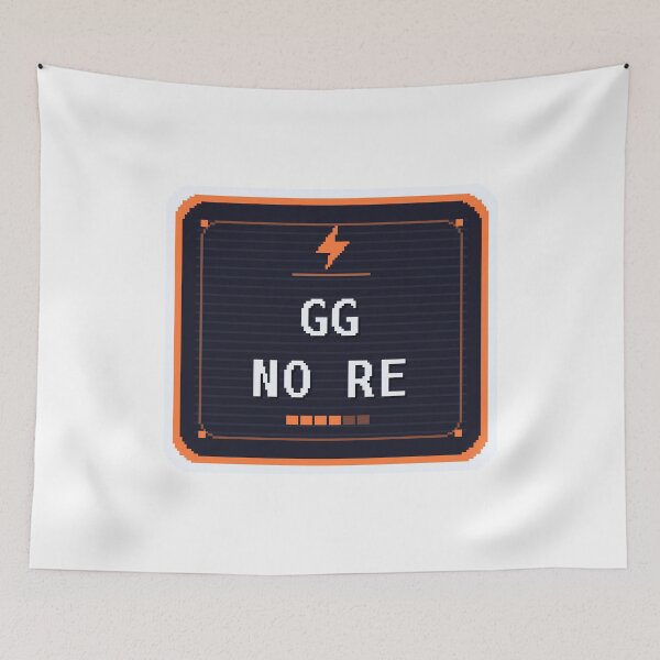 Item preview, GG No RE — Funny Competitive Gamer Sticker designed and sold by One More Run.