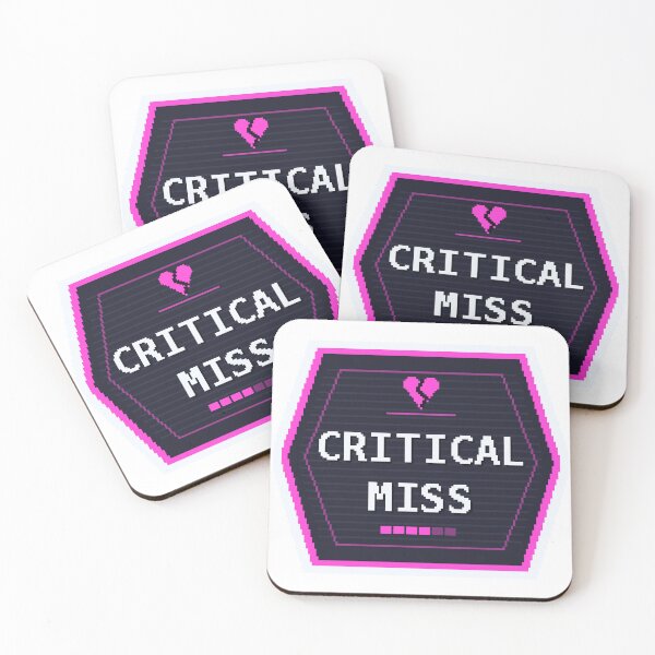 Item preview, Critical Miss — Funny Tabletop RPG Sticker designed and sold by One More Run.