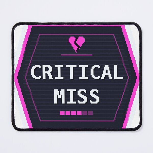 Item preview, Critical Miss — Funny Tabletop RPG Sticker designed and sold by One More Run.