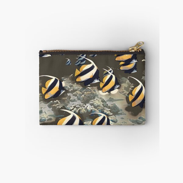 Item preview, golden underwater vintage nature wall art designed and sold by Spirit of Siam.