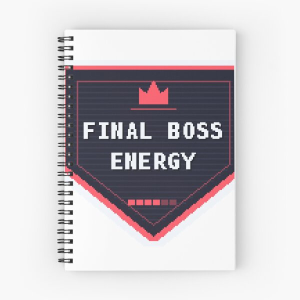 Item preview, Final Boss Energy — Funny Gamer Sticker designed and sold by One More Run.