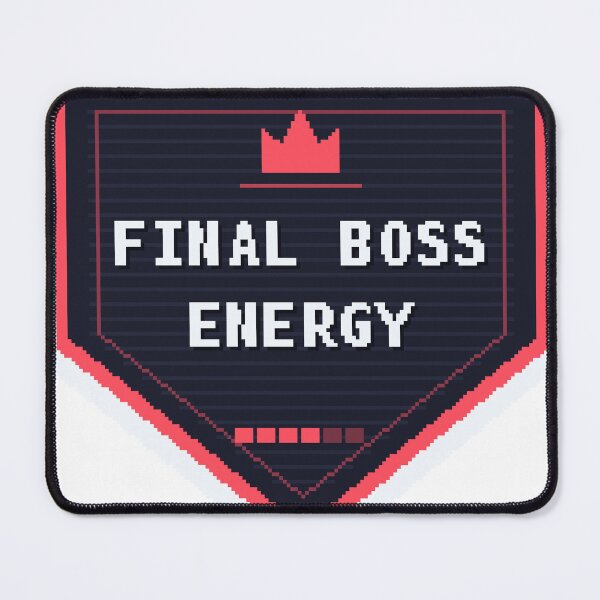 Item preview, Final Boss Energy — Funny Gamer Sticker designed and sold by One More Run.
