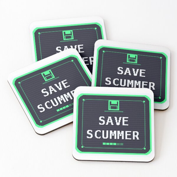 Item preview, Save Scummer — Funny Gamer Sticker designed and sold by One More Run.