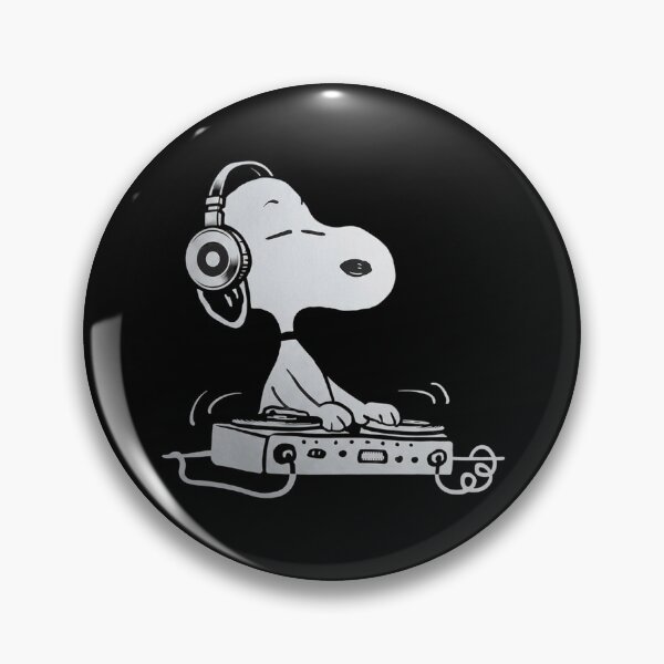 Item preview, Snoopy DJ Chilling With Music Retro Turntable  designed and sold by DamianRoy88.