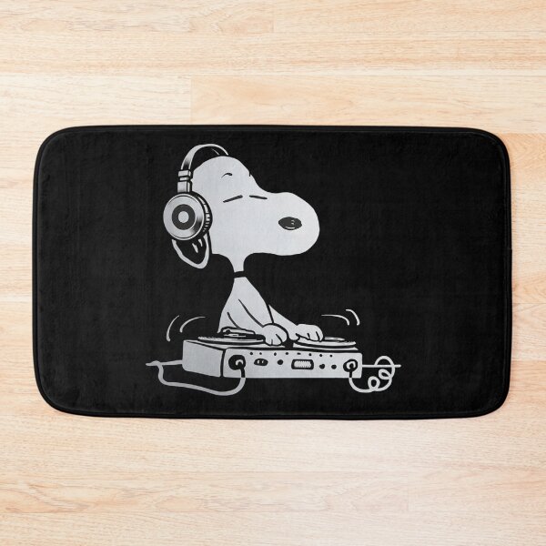 Item preview, Snoopy DJ Chilling With Music Retro Turntable  designed and sold by DamianRoy88.