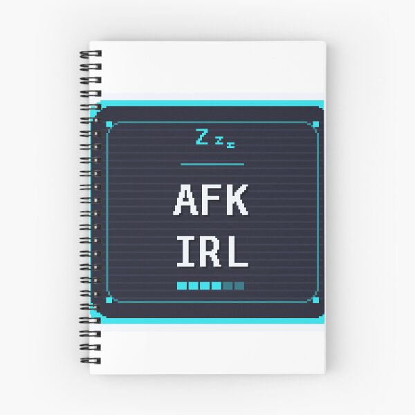 Item preview, AFK IRL — Funny Gamer Sticker designed and sold by One More Run.
