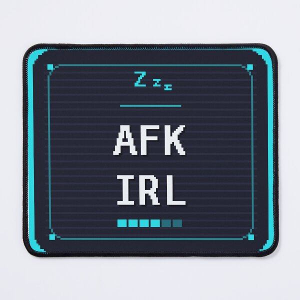 Item preview, AFK IRL — Funny Gamer Sticker designed and sold by One More Run.