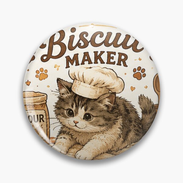 Item preview, Professional Biscuit Maker | Cat Baker designed and sold by Spark Cottage.