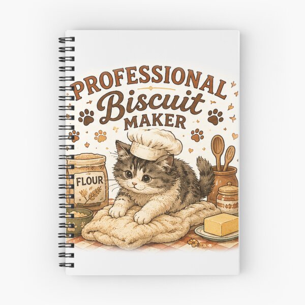 Item preview, Professional Biscuit Maker | Cat Baker designed and sold by Spark Cottage.