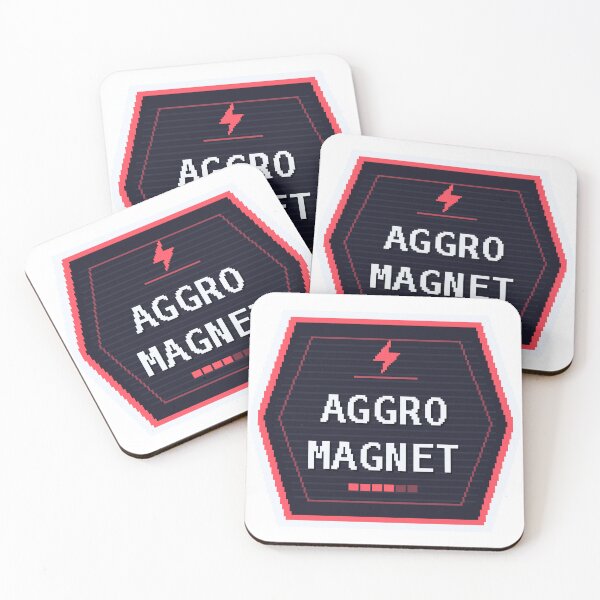 Item preview, Aggro Magnet — Funny MMO Gamer Sticker designed and sold by One More Run.