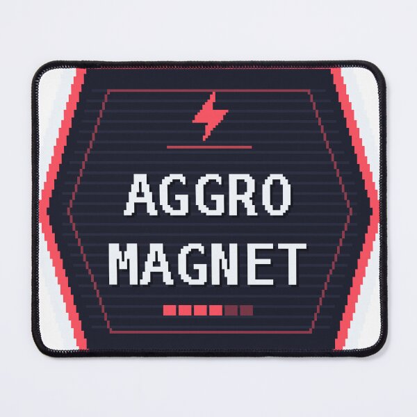 Item preview, Aggro Magnet — Funny MMO Gamer Sticker designed and sold by One More Run.