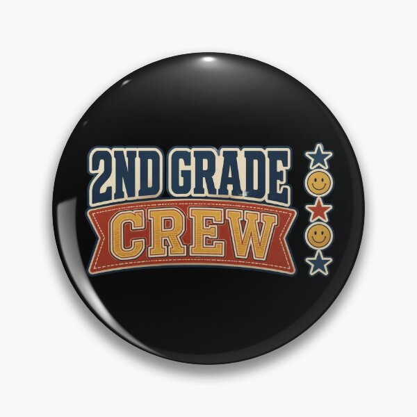 Item preview, Retro 2nd Grade Crew Vintage Collegiate School Spirit Kids T-Shirt designed and sold by FestivityFinds.