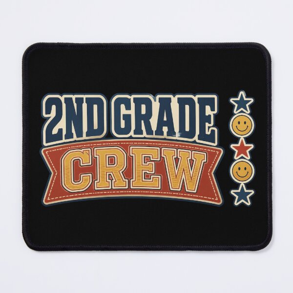 Item preview, Retro 2nd Grade Crew Vintage Collegiate School Spirit Kids T-Shirt designed and sold by FestivityFinds.