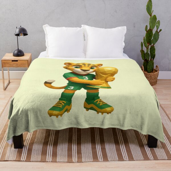 Item preview, World Football Mascots Victory | Cute Leopard Soccer Champion designed and sold by Palette & Hue.