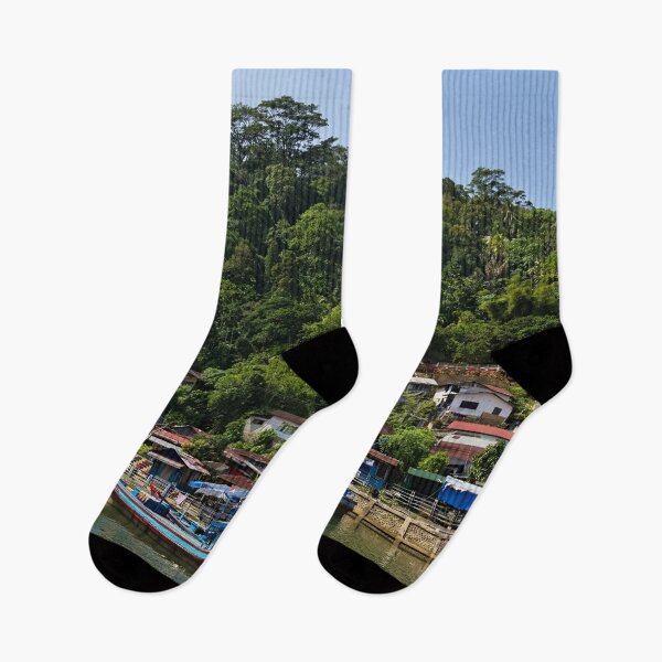 Artikelvorschau, Das Leben am Fluss am Fuße des Dschungels in Sumatra entworfen und verkauft von franck380.