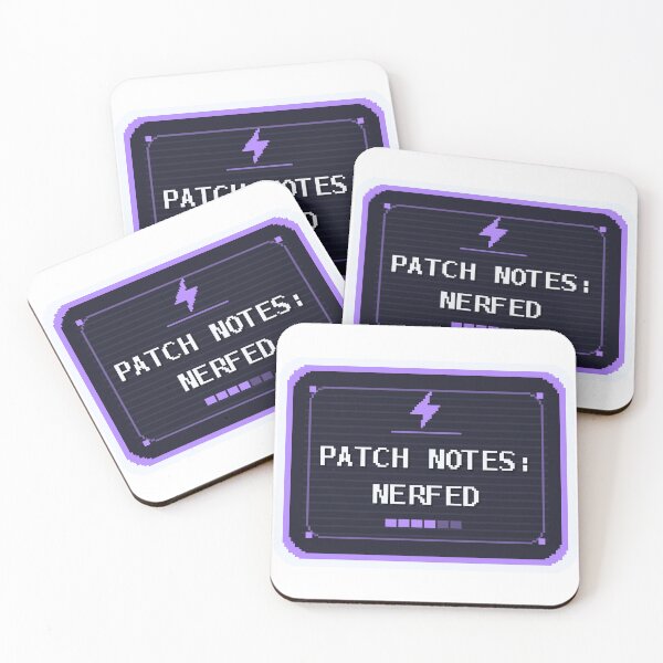 Item preview, Patch Notes Nerfed — Funny Gamer Sticker designed and sold by One More Run.