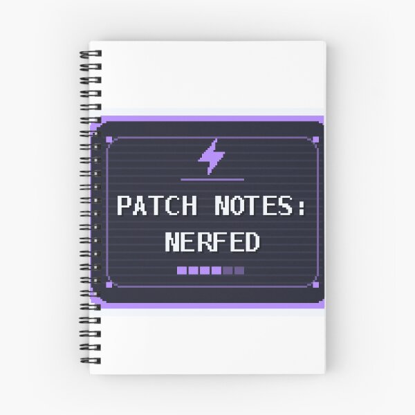 Item preview, Patch Notes Nerfed — Funny Gamer Sticker designed and sold by One More Run.