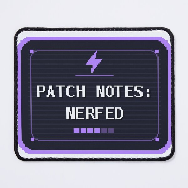 Item preview, Patch Notes Nerfed — Funny Gamer Sticker designed and sold by One More Run.