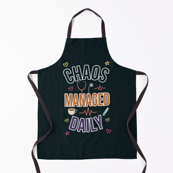 Item preview, Chaos Managed Daily Funny Nurse Healthcare Worker Gift Tshirt designed and sold by HopeAndHustle.